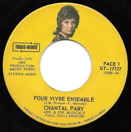Buy vinyl artist% Pour Vivre Ensemble / Dites Lui Que Je L'aime for sale